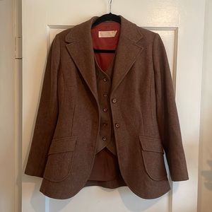 Vintage Pendleton matching blazer and vest